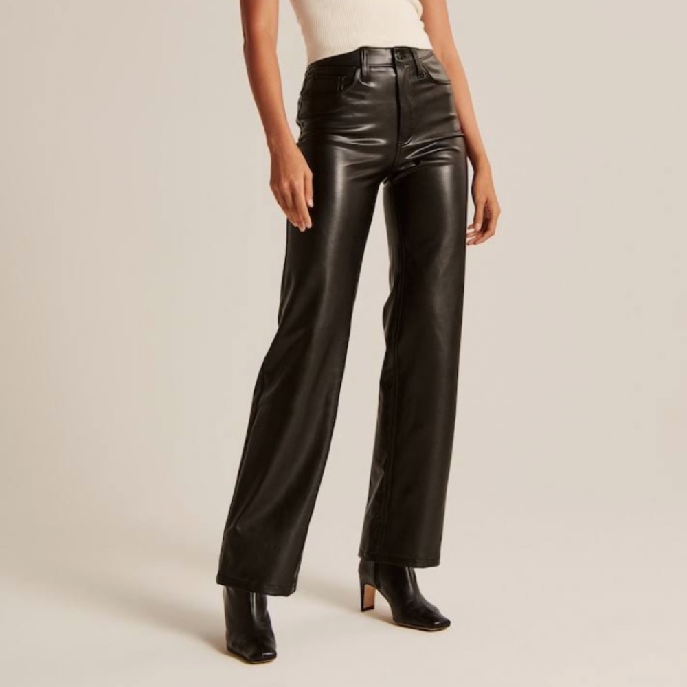 Abercrombie leather pants